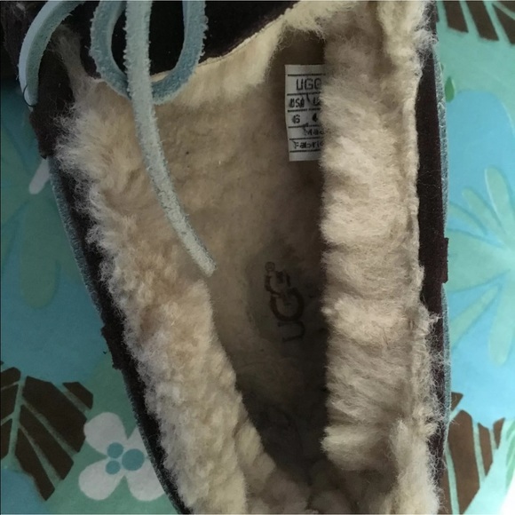 UGG Dakota Espresso Plush Moccasin Slipper… - Picture 5 of 7